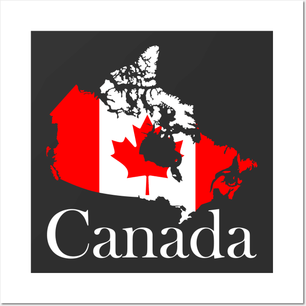 Canada - One Nation Wall Art by deancoledesign